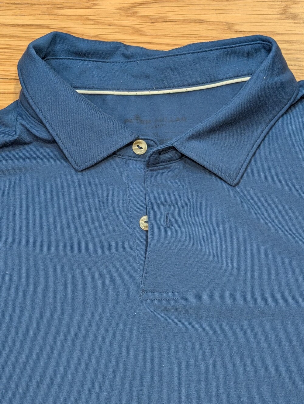 Peter Millar Crown Crafted Men's XL Navy Solid Performance Polo